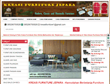 Tablet Screenshot of kreasifurniture.com